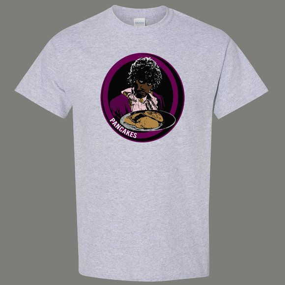 Pancakes MF Serving Em Up Comedy Style Quality Shirt - Picture 6 of 6